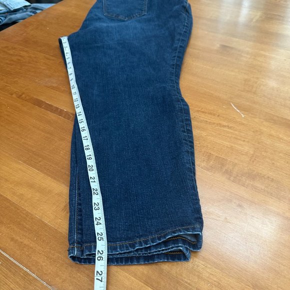 Torrid Jeans Mid Rise Skinny Ankle Vintage Stretch Medium Wash Size 26 #13622634 - Picture 8 of 12